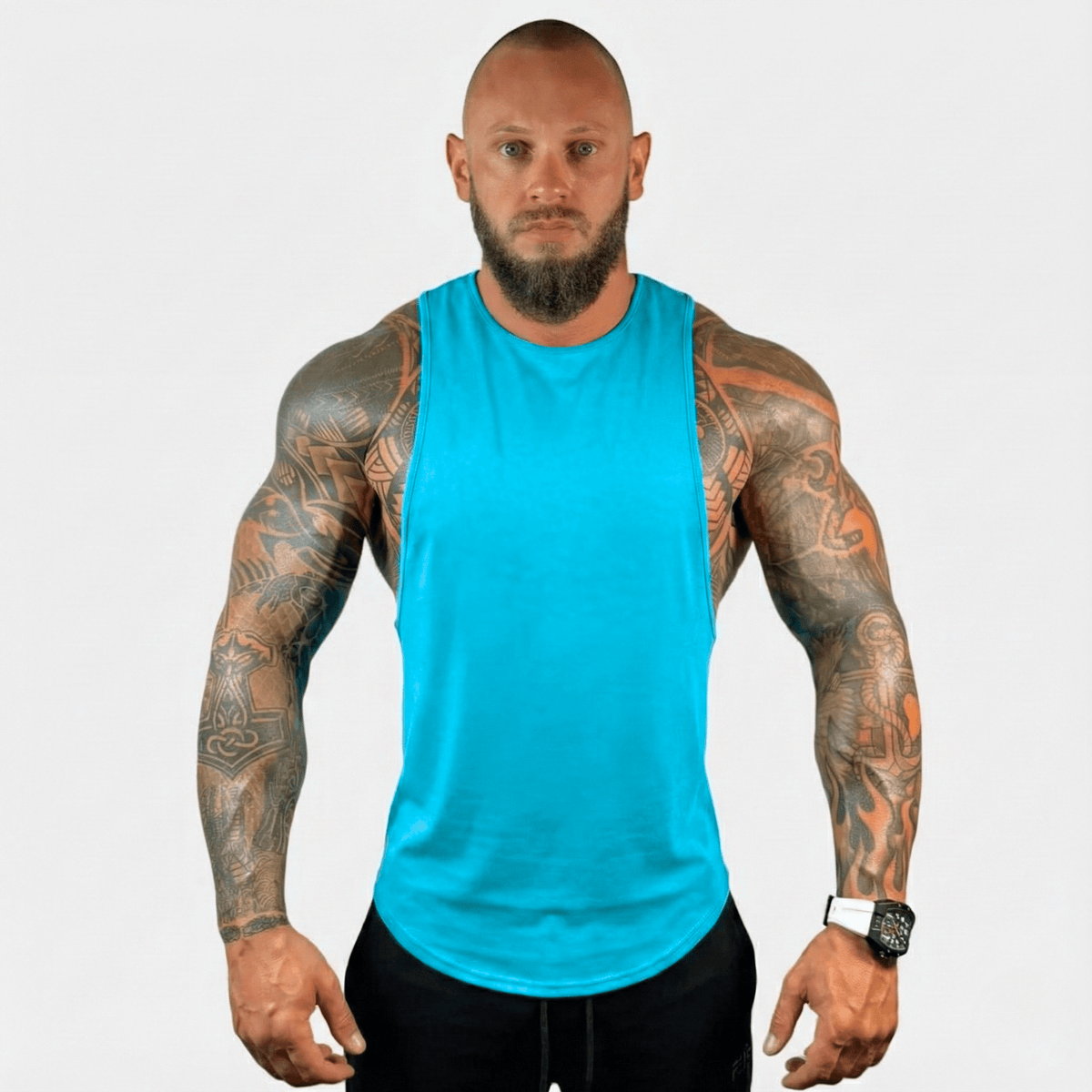Men's Drop Arm Tank Top – Made in USA by Physique Bodyware