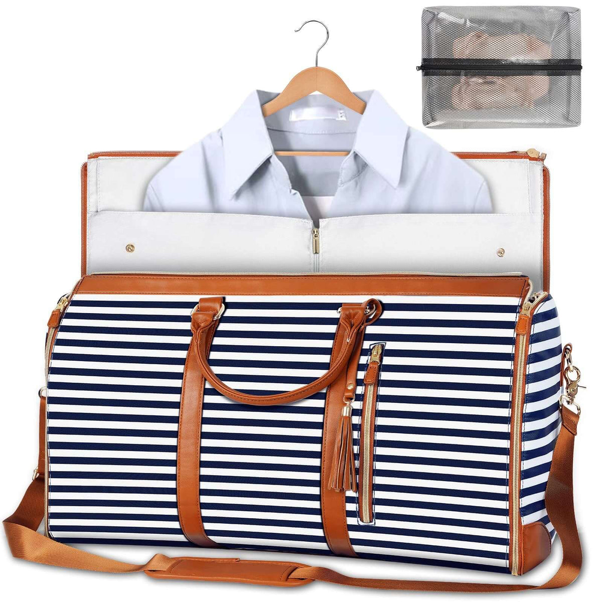 Large Capacity Travel Duffle Bag Women's Handbag Folding Suit Bag Waterproof Clothes Totes | Silver Fox Sales