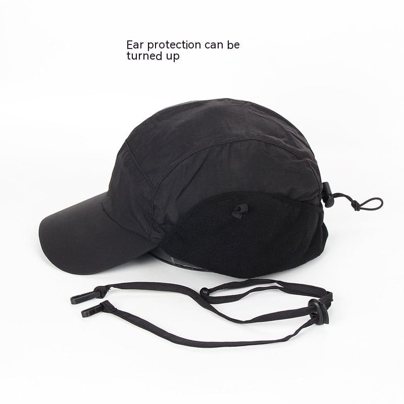 Water Repellent Warm Baseball Hat with Earmuffs | Silver Fox Sales