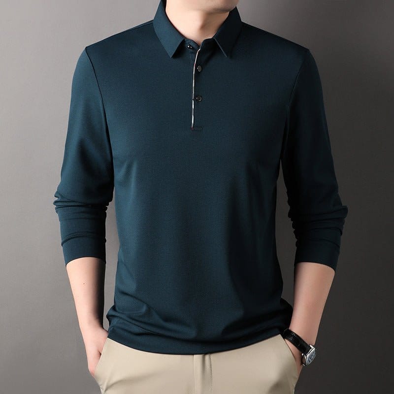 Men's Long Sleeve Polo Shirt | Silver Fox Sales