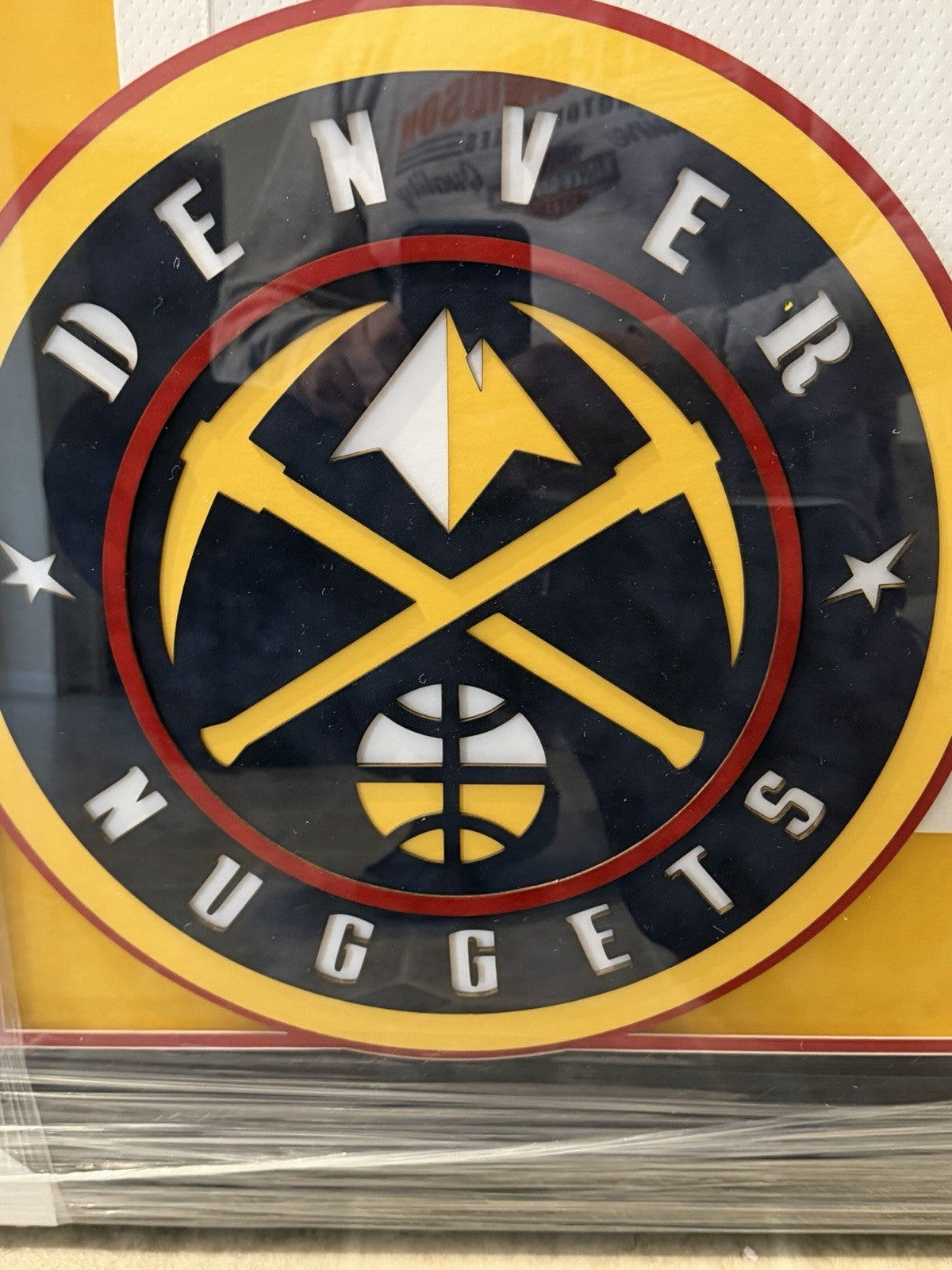 Nikola Jokic signed jersey detail