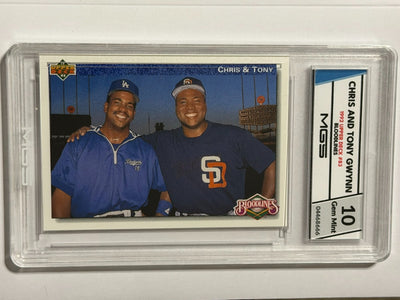 1992 Upper Deck Bloodlines 83 Tony Gwynn Chris Gwynn
