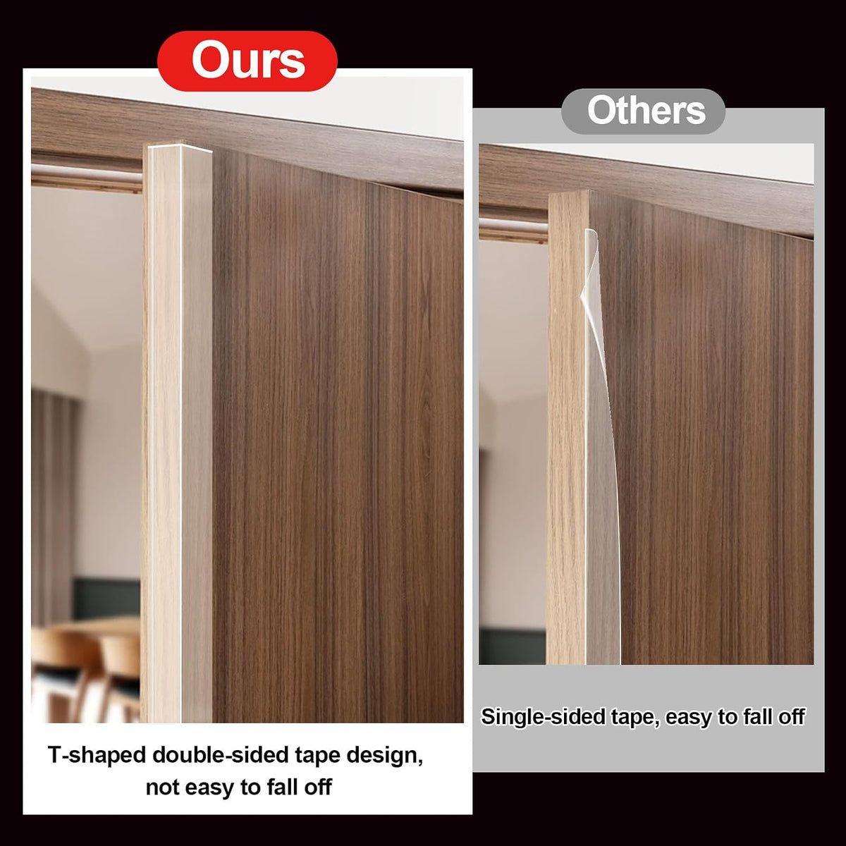 Clear silicone door seal product features