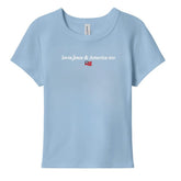 Faith & Freedom Baby Tee - Women&
