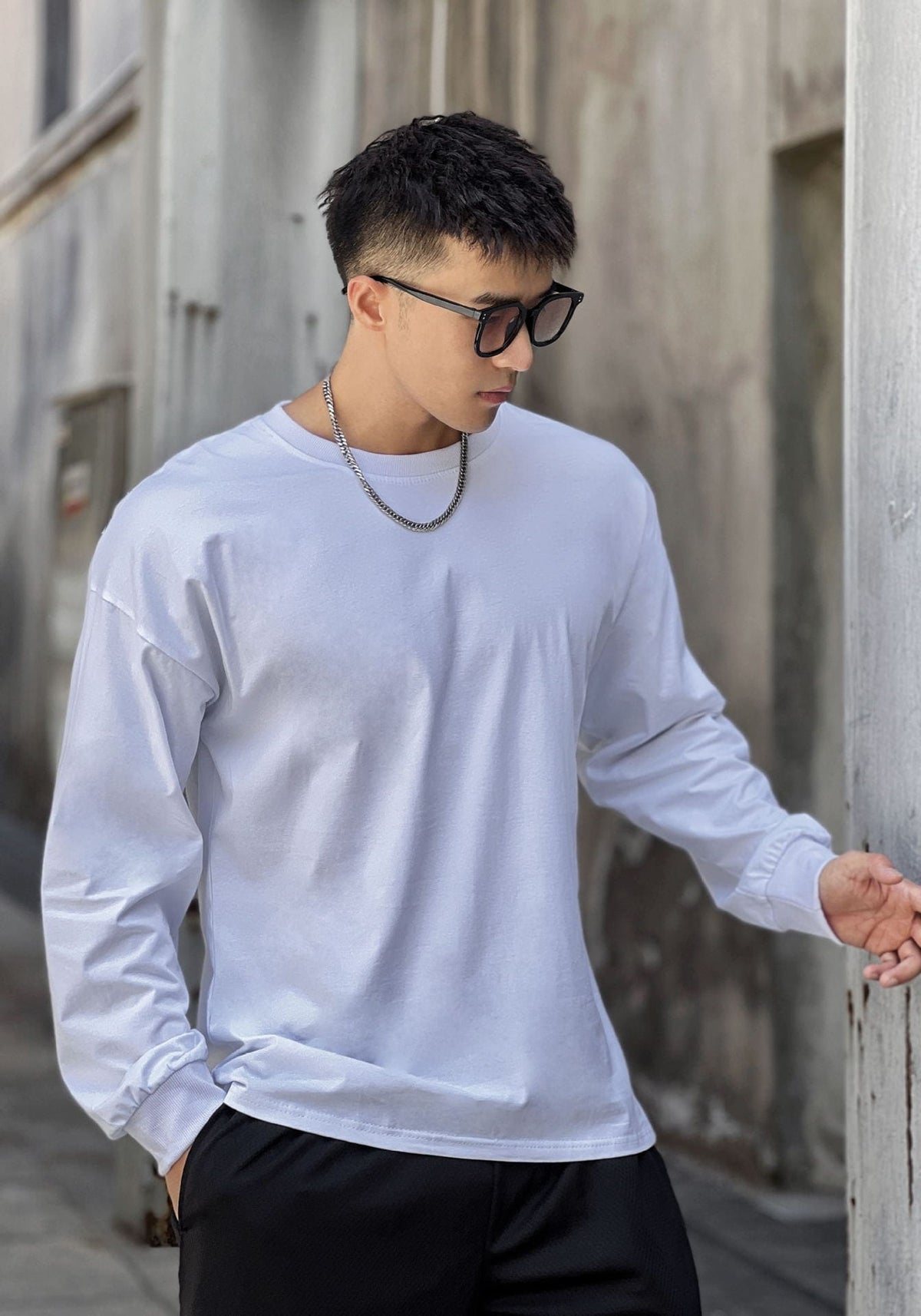 Men's Long Sleeve Pullover Hoodie | Silver Fox Sales
