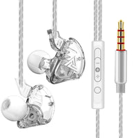 Original QKZ AK6 Copper Driver Hifi Wired Earphone Race Sport Headphone Bass Stereo Headset Music Earbuds 3.5MM in Ear with Mic