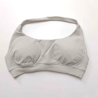 Impact Sports Bra Women Seamless Halter Top High Support Push-Up Open Back Gym Wear Fitness Yoga Workout Underwear