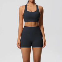Women’s 2-Piece Pocketed Yoga Set – Sports Bra & Leggings