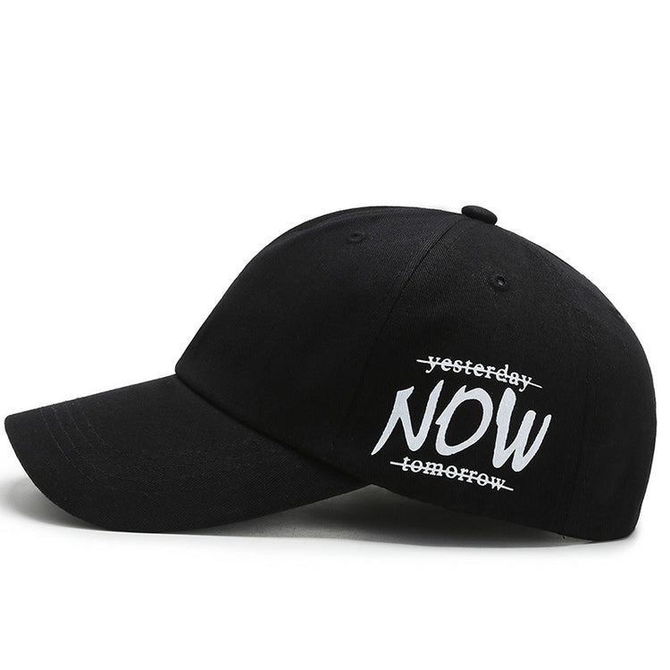 Four seasons baseball cap featuring embroidered text &