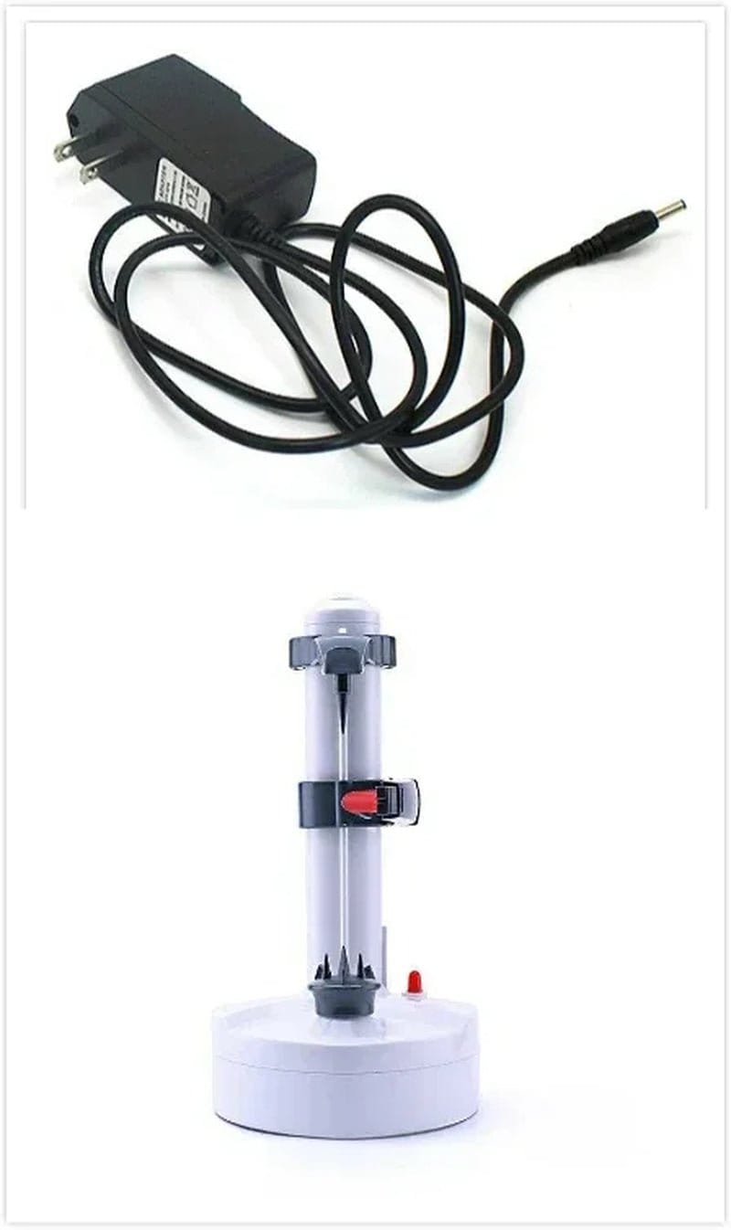 Revolutionary Multifunction Stainless Steel Electric Peeler - Effortlessly Peel Fruits and Vegetables with Three Extra Blades!