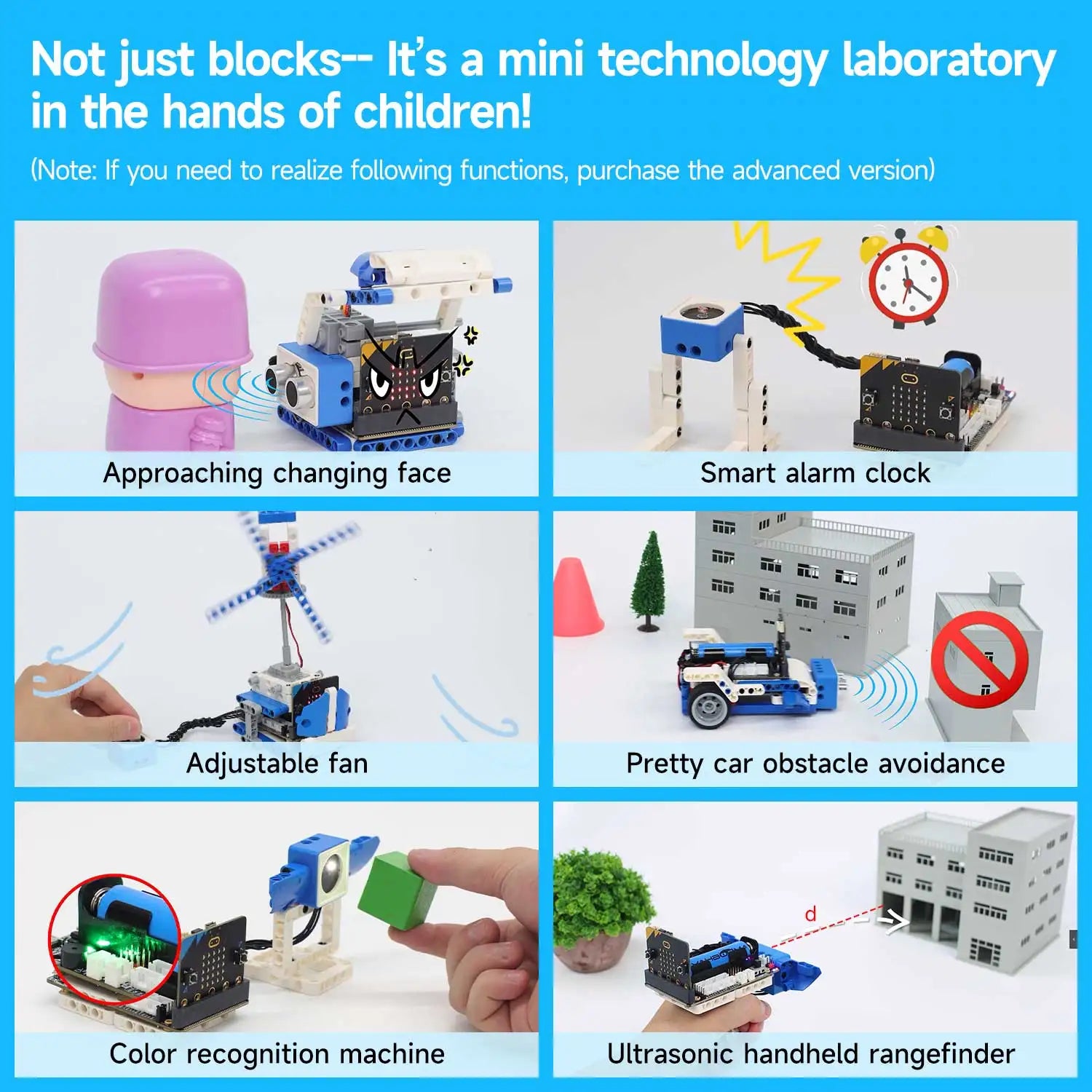 BBC Microbit V2 Robot DIY Electronic Starter Kit for Kids Educational Science Projects STEM Programming with Chargeable Battery