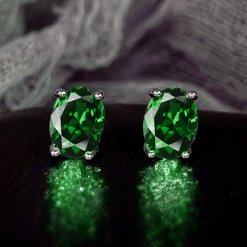 Women's Business-Style Zircon Earrings | Silver Fox Sales