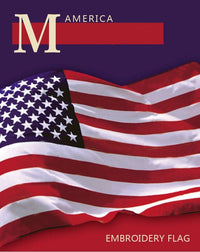 American Embroidery Flag | Silver Fox Sales