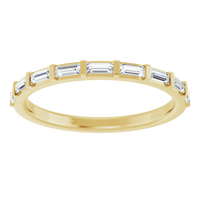 Lumière Éternelle 1/4 CTW Natural Diamond Anniversary Band | Silver Fox Sales