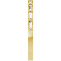 Lumière Éternelle 1/4 CTW Natural Diamond Anniversary Band | Silver Fox Sales