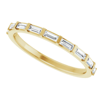 Lumière Éternelle 1/4 CTW Natural Diamond Anniversary Band | Silver Fox Sales