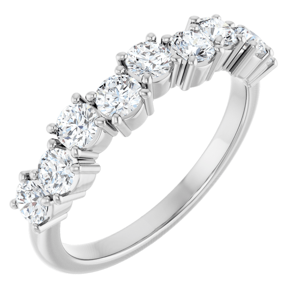 Aurielle 14K Gold Diamond Anniversary Band | Silver Fox Sales