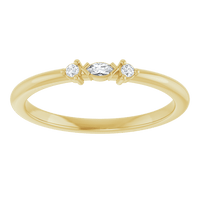 Lueur Marquise 14K Gold Diamond Ring | Silver Fox Sales