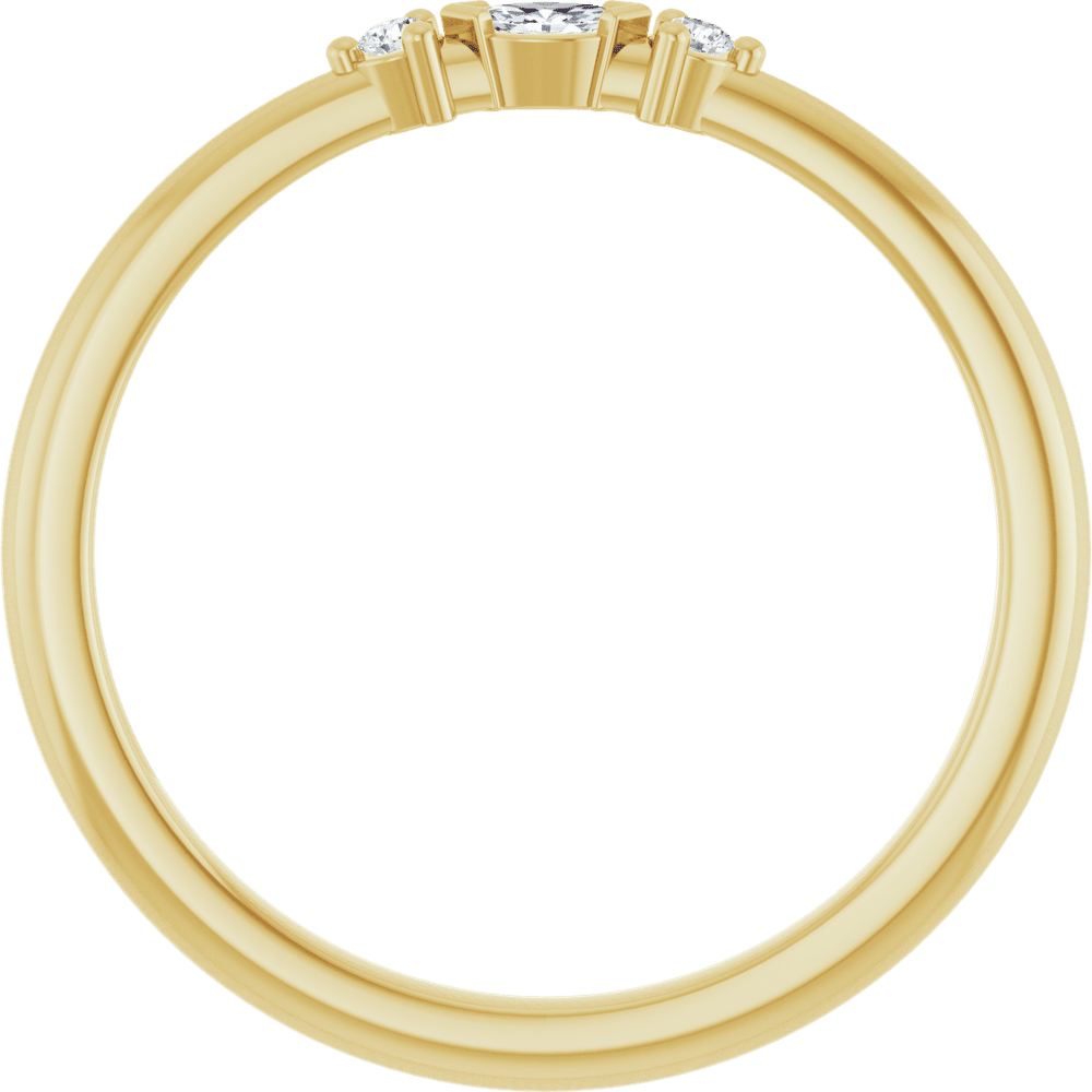Lueur Marquise 14K Gold Diamond Ring | Silver Fox Sales