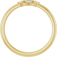 Lueur Marquise 14K Gold Diamond Ring | Silver Fox Sales