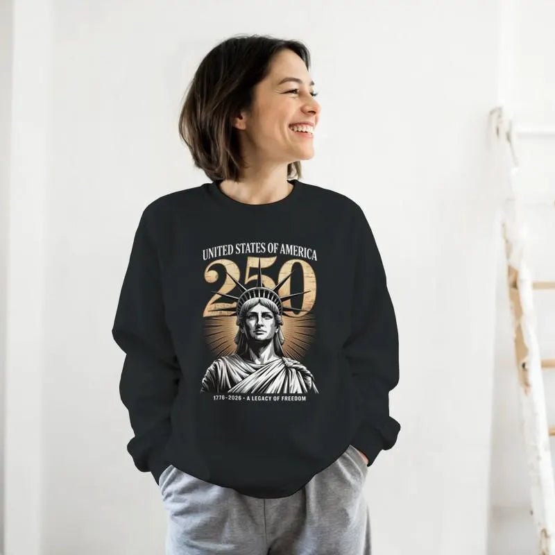America 250 T-Shirt: Statue of Liberty Anniversary, Patriotic Tee