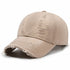 vintage baseball cap for men in beige with distressed detailing and adjustable fit for sun protection