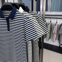 Harajuku Half-Sleeve Striped Top | Silver Fox Sales