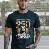 America 250 T-Shirt: Statue of Liberty Anniversary, Patriotic Tee