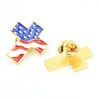 American flag badge | Silver Fox Sales