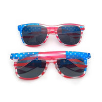 American Flag Party Glasses – Rhinestone Patriotic Eyewear | Silver Fox Sales