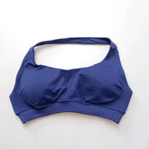 Impact Sports Bra Women Seamless Halter Top High Support Push-Up Open Back Gym Wear Fitness Yoga Workout Underwear