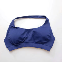 Impact Sports Bra Women Seamless Halter Top High Support Push-Up Open Back Gym Wear Fitness Yoga Workout Underwear