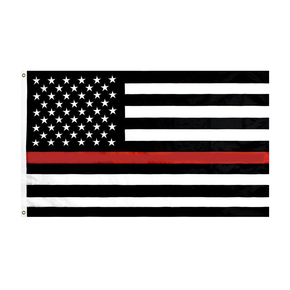Oxford Cloth American Embroidered Flag | Silver Fox Sales
