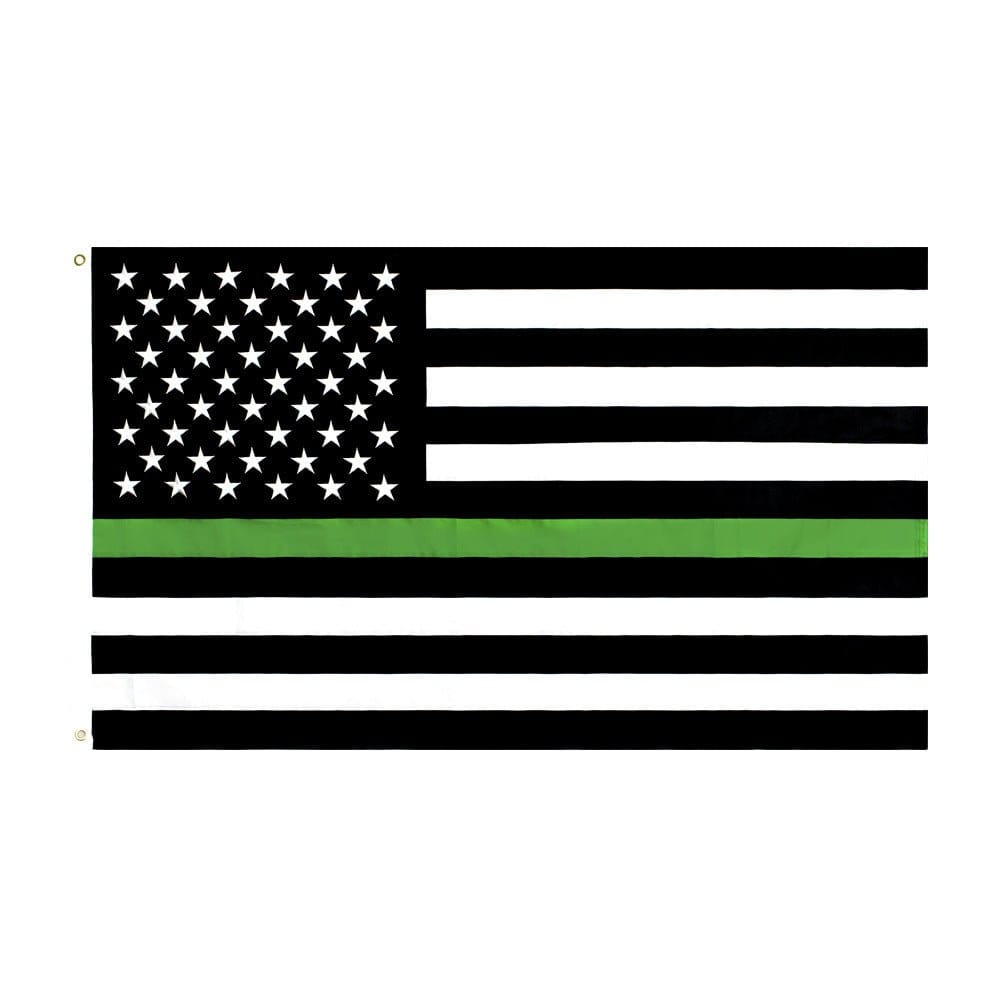 Oxford Cloth American Embroidered Flag | Silver Fox Sales