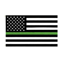 Oxford Cloth American Embroidered Flag | Silver Fox Sales