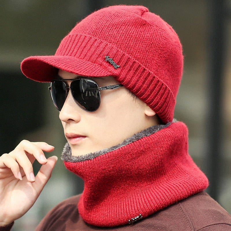 Winter Knitted Beanie with Earmuffs | Silver Fox Sales