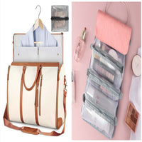 Large Capacity Travel Duffle Bag Women's Handbag Folding Suit Bag Waterproof Clothes Totes | Silver Fox Sales