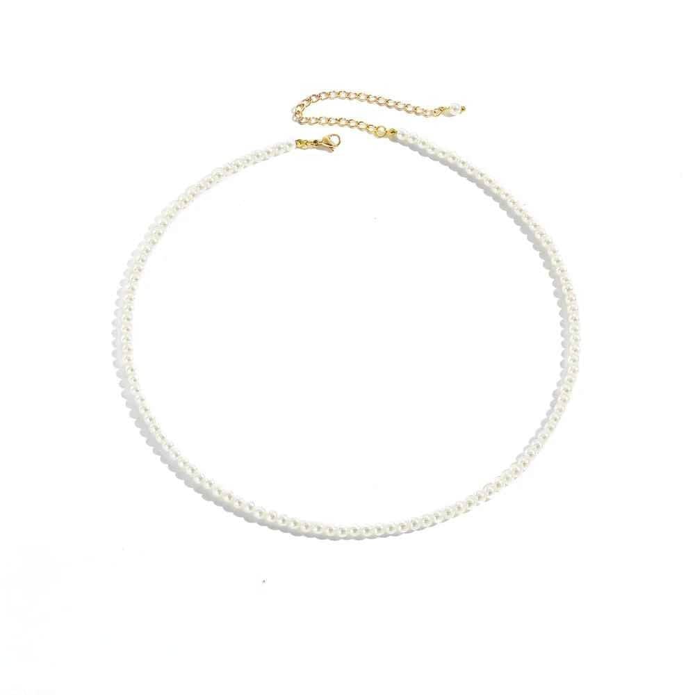 Perle Élégante Classic Pearl Choker Necklace | Silver Fox Sales