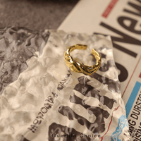 ELISE CHARM GOLD RING | Silver Fox Sales