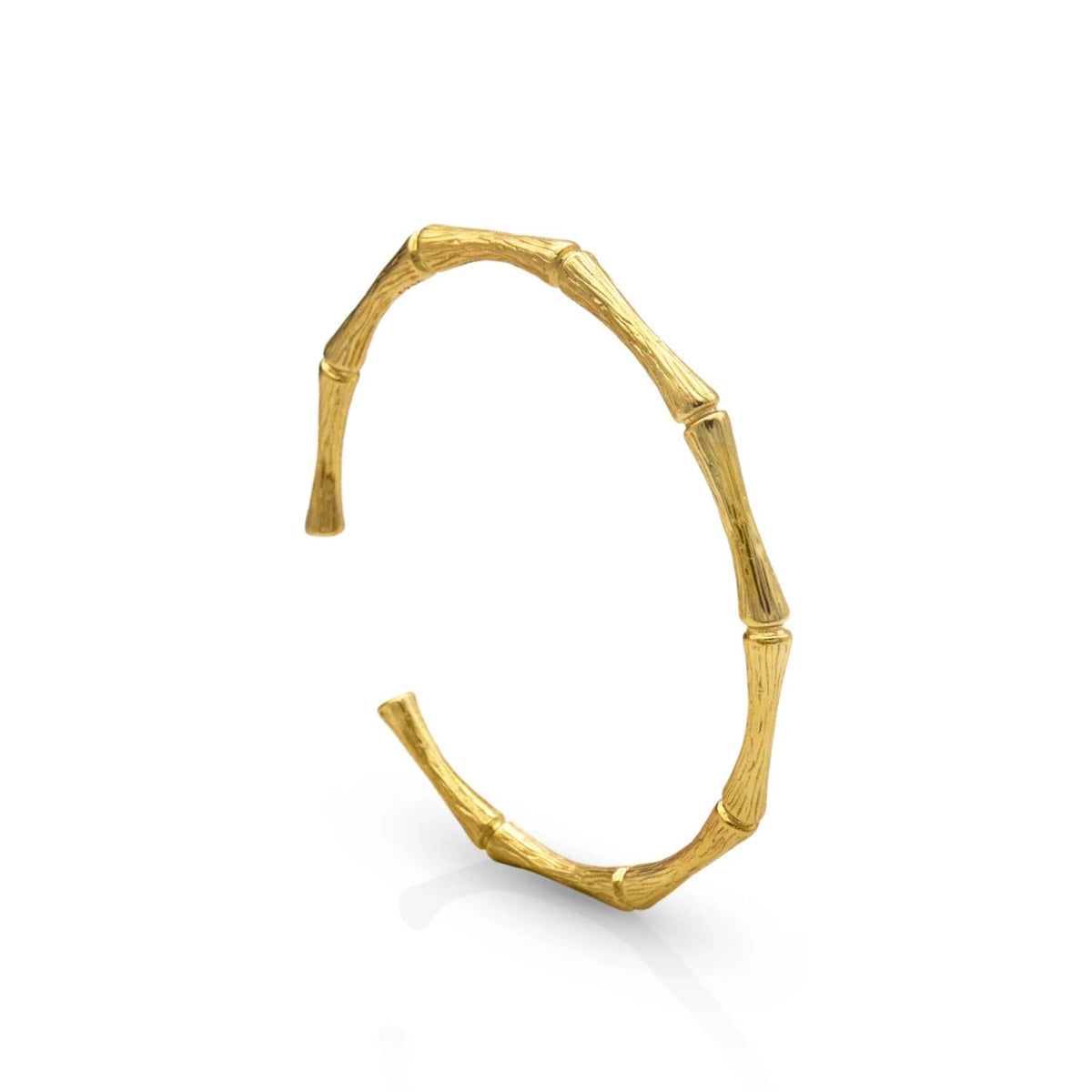 GC Bamboo Gold Bangle | Silver Fox Sales