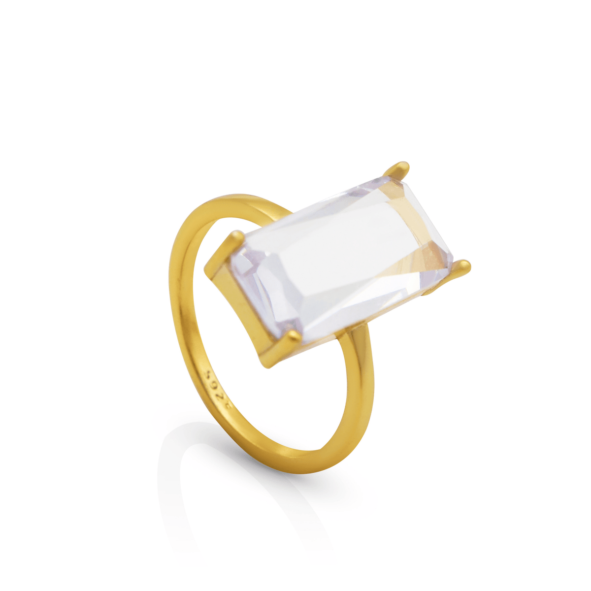 MON TRÈSOR CRYSTAL RING | Silver Fox Sales