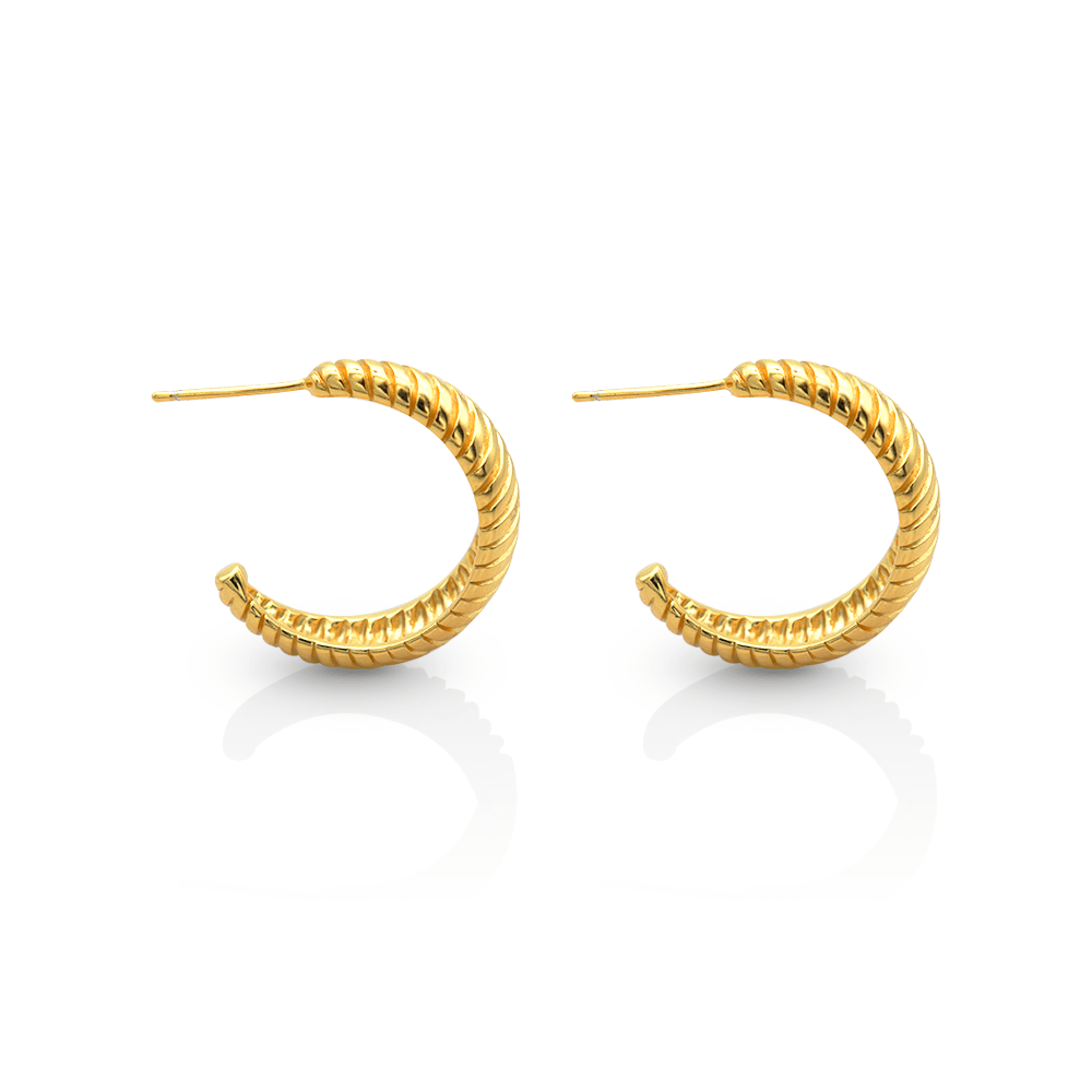 LA ELYSE GOLD EARRINGS | Silver Fox Sales