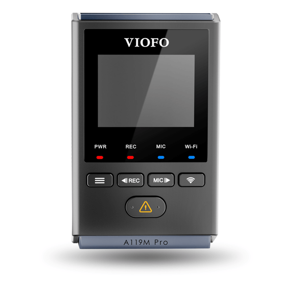 VIOFO A119M Pro 1CH 4K 30FPS HDR Dash Cam