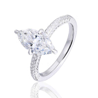 Étoile Marquise VVS Engagement Ring Gold | Silver Fox Sales