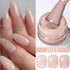 Jelly Nude Gel Nail Polish 10Ml Light Pink Peach Translucent Color UV Light Cure Gel Varnish Nail Art DIY at Home