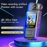 4K wifi mini camera features Ultra HD display and infrared night vision for optimal video recording.