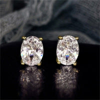 Women's Business-Style Zircon Earrings | Silver Fox Sales