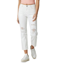 Wrangler Womens Distressed Cropped Jeans