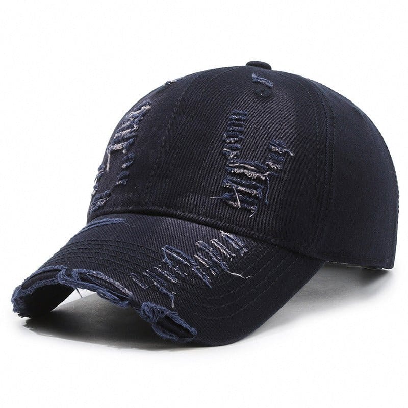 Street Hole Vintage Baseball Cap Men Do The Old Cowboy Washed | Silver Fox Sales