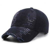 Street Hole Vintage Baseball Cap Men Do The Old Cowboy Washed | Silver Fox Sales